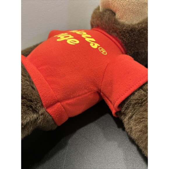 VINTAGE CURIOUS GEORGE Monkey GUND PLUSH DOLL STUFFED ANIMAL Plush RED CAP - Picture 8 of 9
